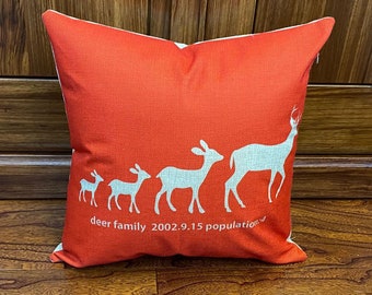 Throw pillow covers decorative Decor home deer family Christmas decorative pillows home decoration cushion covers pillows decor home