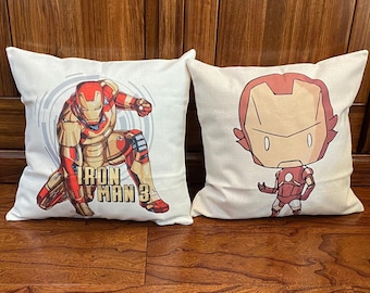 Throw pillow covers decorative Decor home iron man superhero Avenger Christmas decorative pillows home decoration cushion cover Housewear