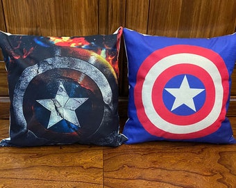 Throw pillow covers decorative Decor home Captain America superhero Avenger Christmas decorative pillows home cushion cover Housewear