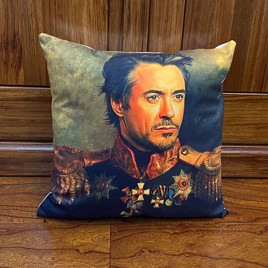 Throw Pillow Covers Decorative Decor Home Robert Downey Jr. Iron Man