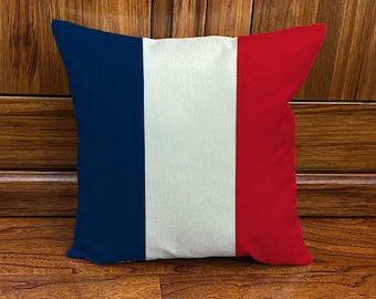 The French Flag Pillow Cushion - Etsy Israel