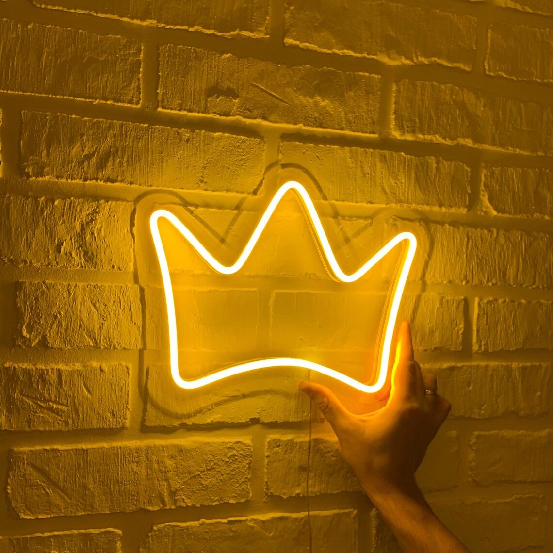 Corona led-neón pared neón decoración Queen princesa Custom | Etsy