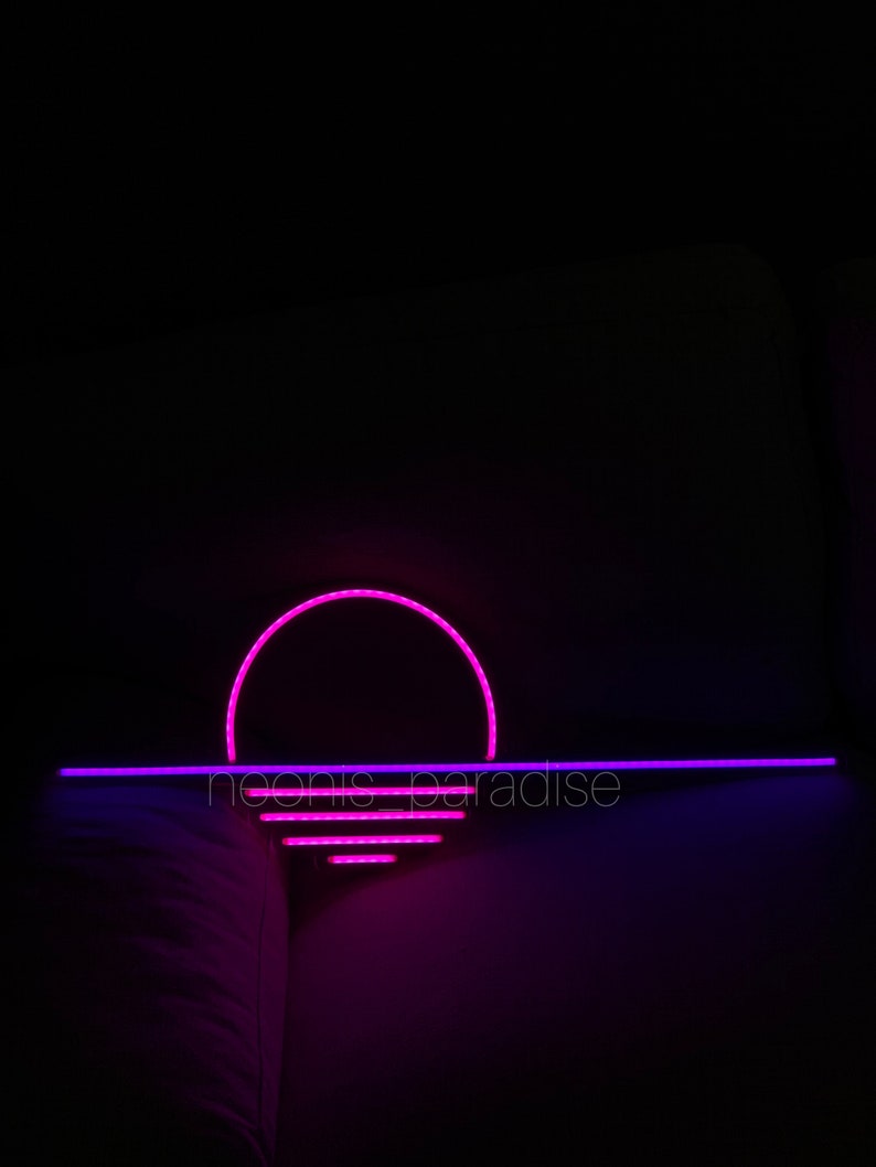 Sunset Sunrise Neon Sign Led Neon Wall Decor Neon Light Etsy