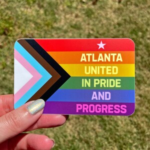 Atlanta United dans la fierté et le progrès Sticker