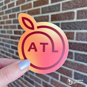 A Peach of ATL Sticker
