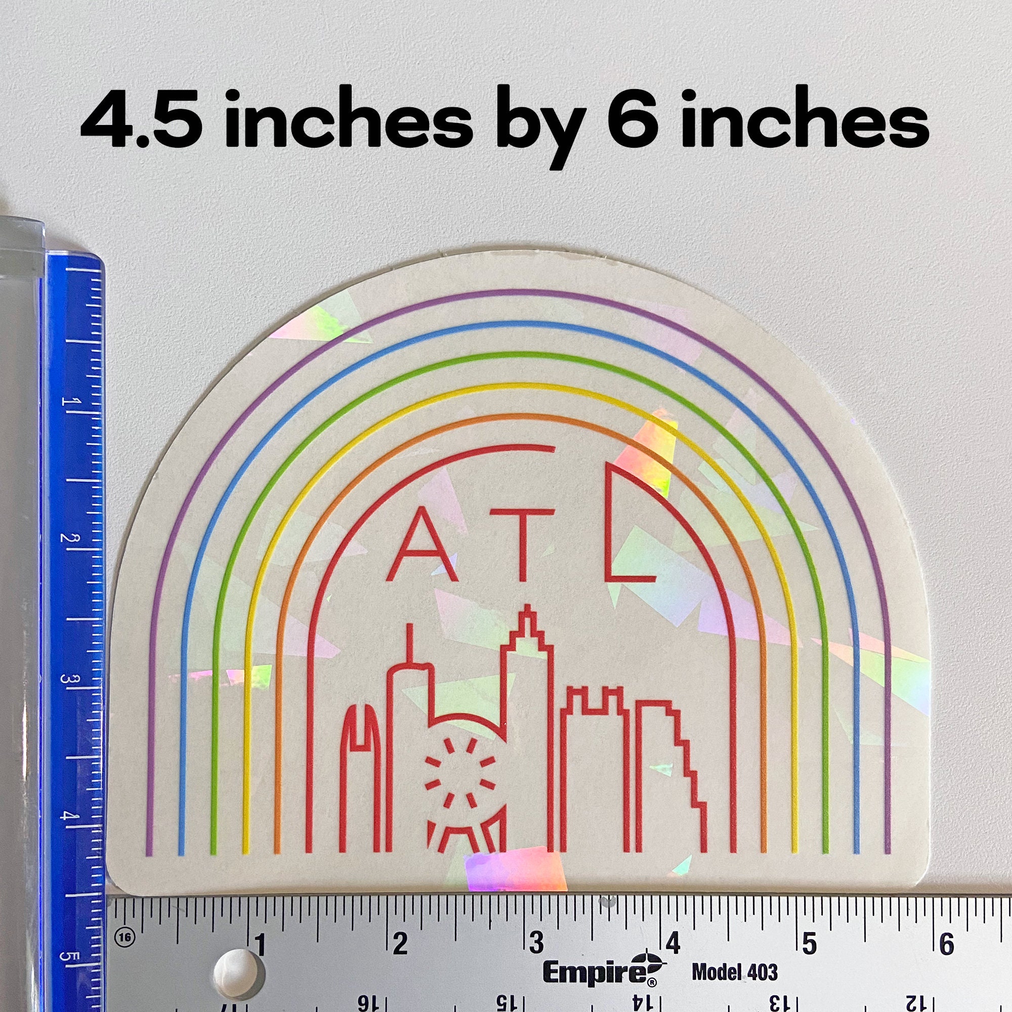 ATL Rainbow Suncatcher Sticker Window Decal Etsy UK