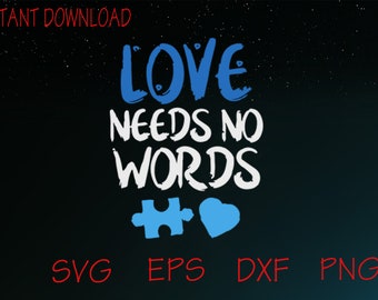 Download Love Needs No Words Svg Etsy