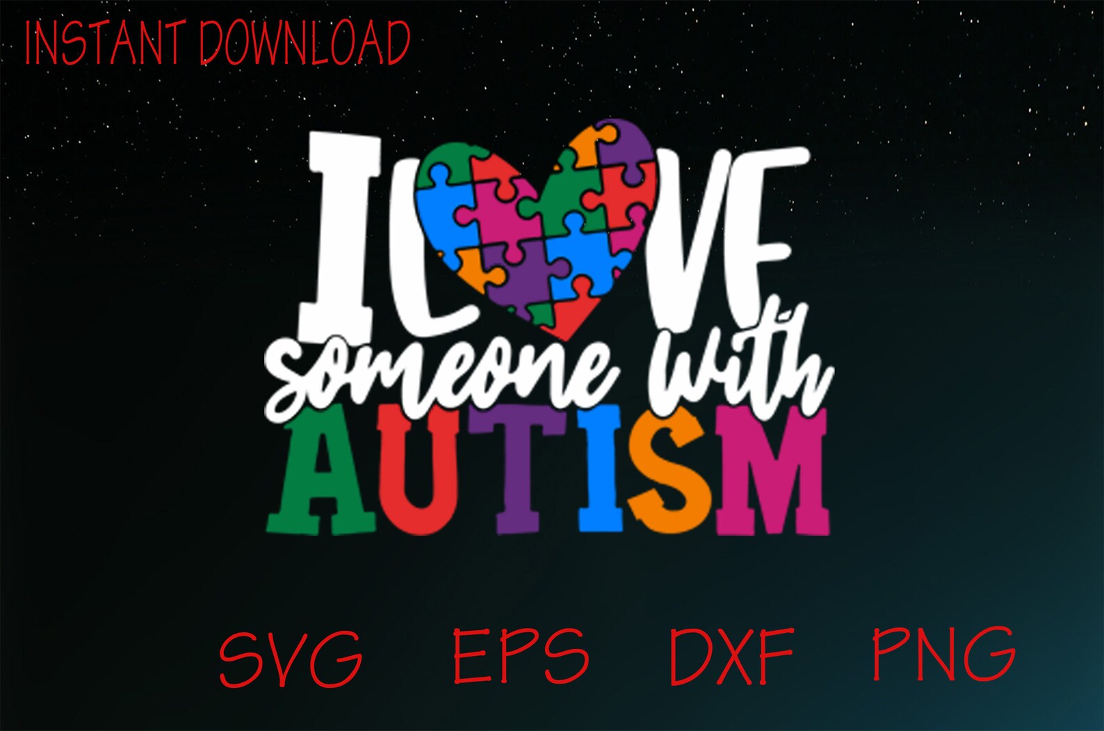 Free Free 300 Love Autism Svg SVG PNG EPS DXF File