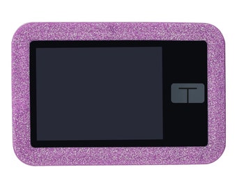 Tandem T:Slim X2 Protective Silicone Gel Cover - Purple Glitter