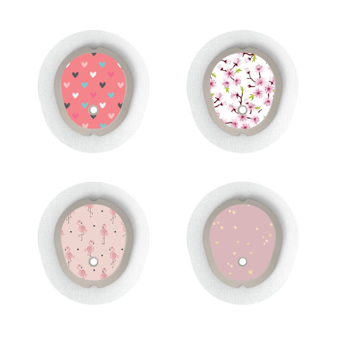 Dexcom G7/dexcom ONE Sensor Sticker pretty 'n' Pink 4pk - Etsy