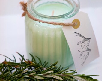 Mountain Air Scented Halloween Candle Too Cute To Spook Woodlands Autumn Rain