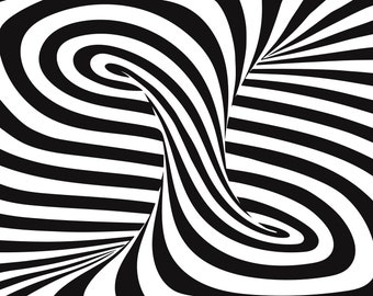 3D optical illusion art downloadable print wallpaper, with 3 variations and a svg.