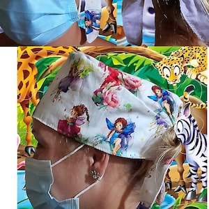 100% cotton medical and paramedical fancy cap