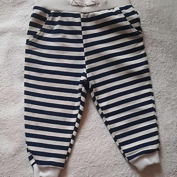 Pantalon à rayures marinière enfant