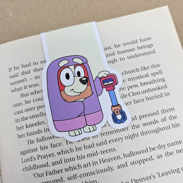 Bingo Granny Rita Magnetic Bookmark: Bluey Fan Gift