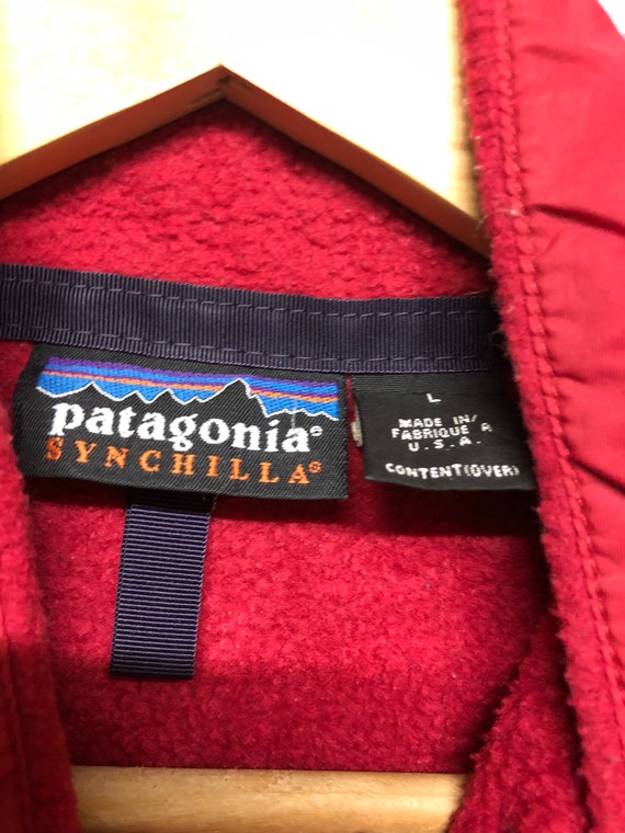 Vtg 90’s patagonia rare Fleece zipper jacket - image 5