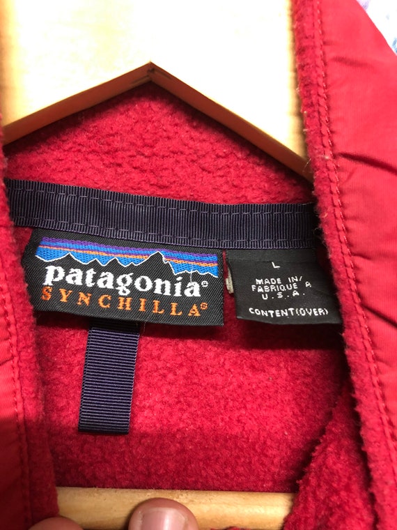 Vtg 90’s patagonia rare Fleece zipper jacket - image 9