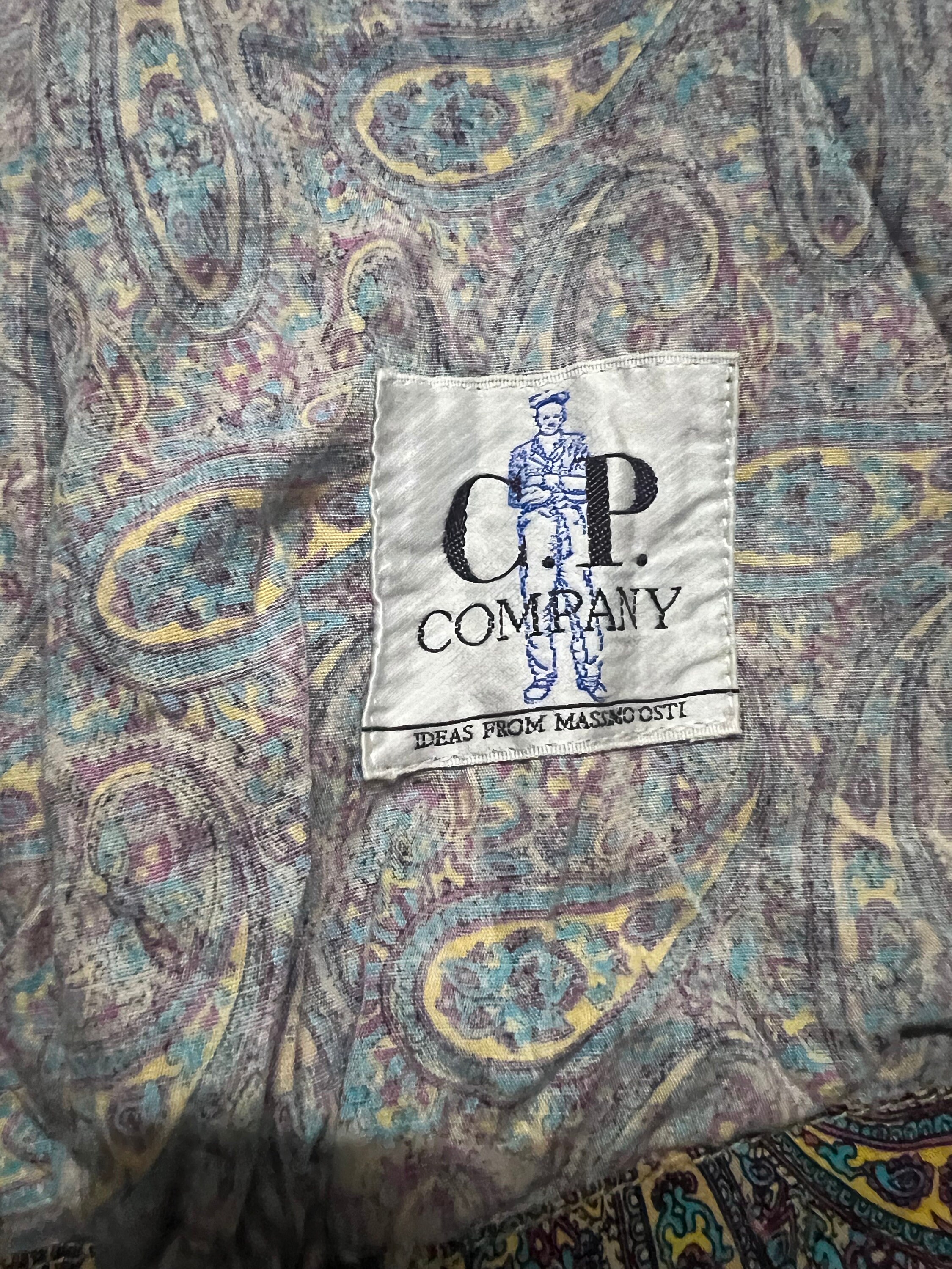 Vtg Cp Company Paisley Printed Buttoned Jacket - Etsy