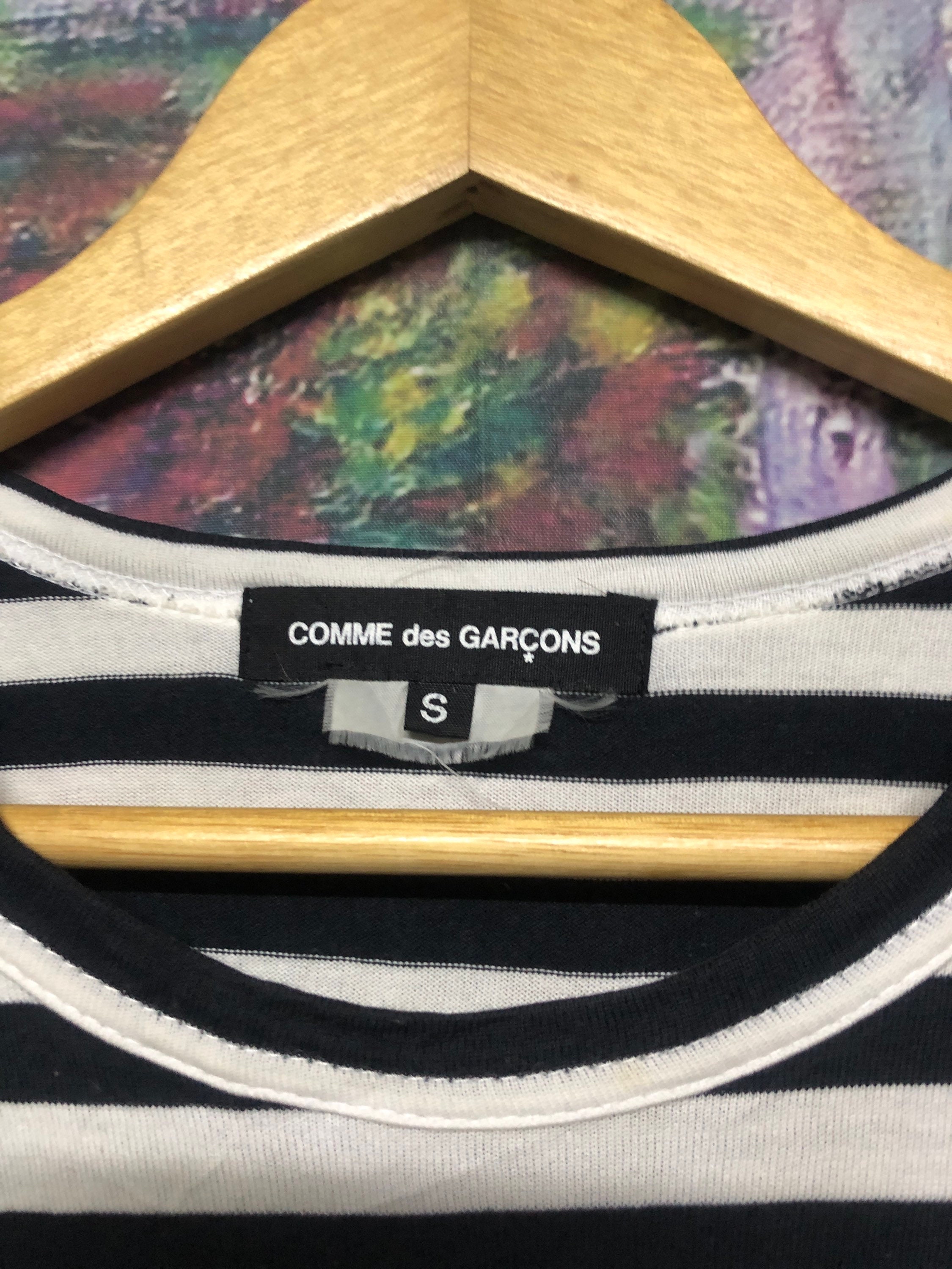 Comme Des Garçons Long Sleeve Striped - Etsy