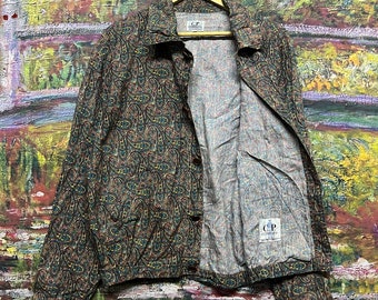 Vtg Cp Company Paisley Printed Buttoned Jacket - Etsy Ireland