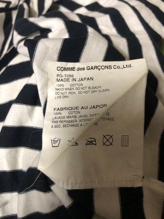 Comme Des Garçons Long Sleeve Striped - Etsy