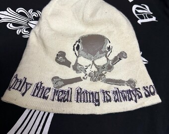 bonnet tête de mort vintage