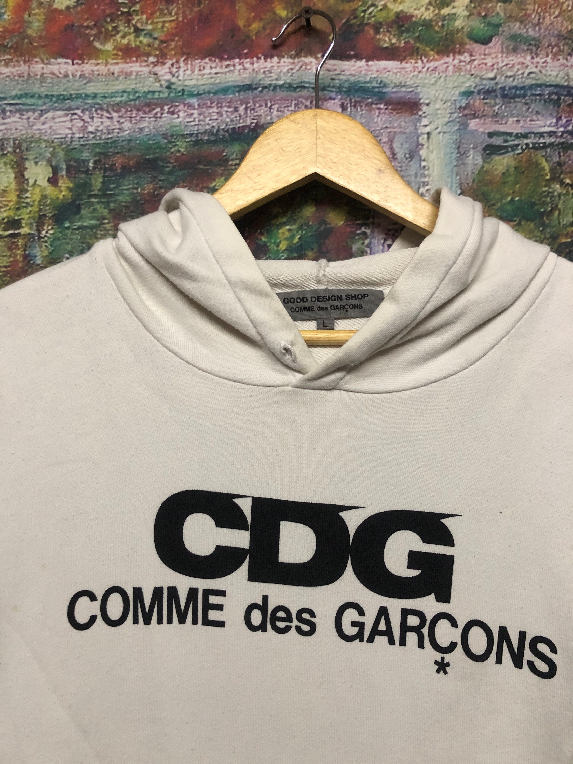 Comme Des Garçons X Good Design Shop Hoodie - Etsy Comme Des Garçons X Good Design Shop Hoodie - Etsy