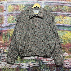 vtg Cp Company Paisley Printed Buttoned Jacket