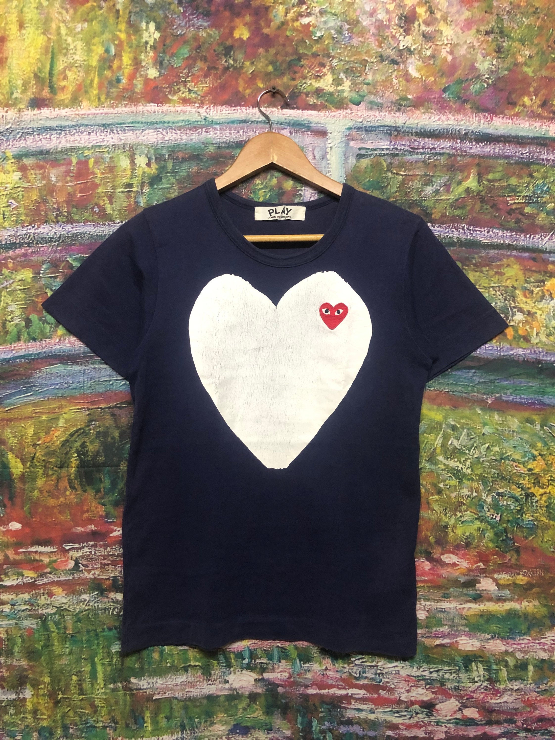 Comme Des Garçons Play Shirt - Etsy