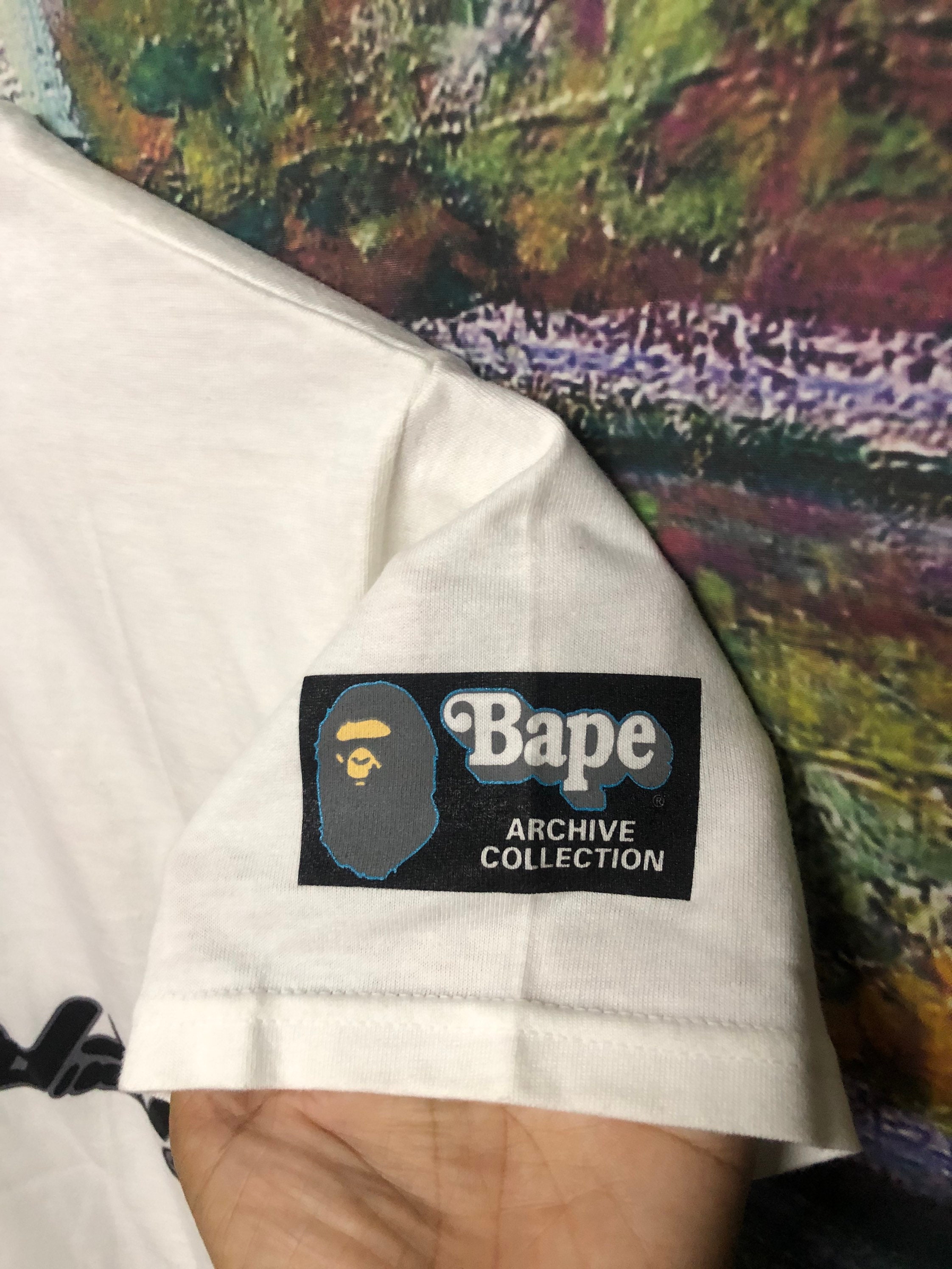 Vintage Bape Tag Hanes Rare Design - Etsy