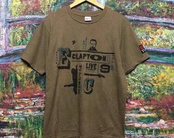 Vtg Eric Clapton Band Tees Tour 1999