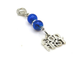 Christian Charm Purse Charm Bag Charm Zipper Pull Keychain Handmade Gift