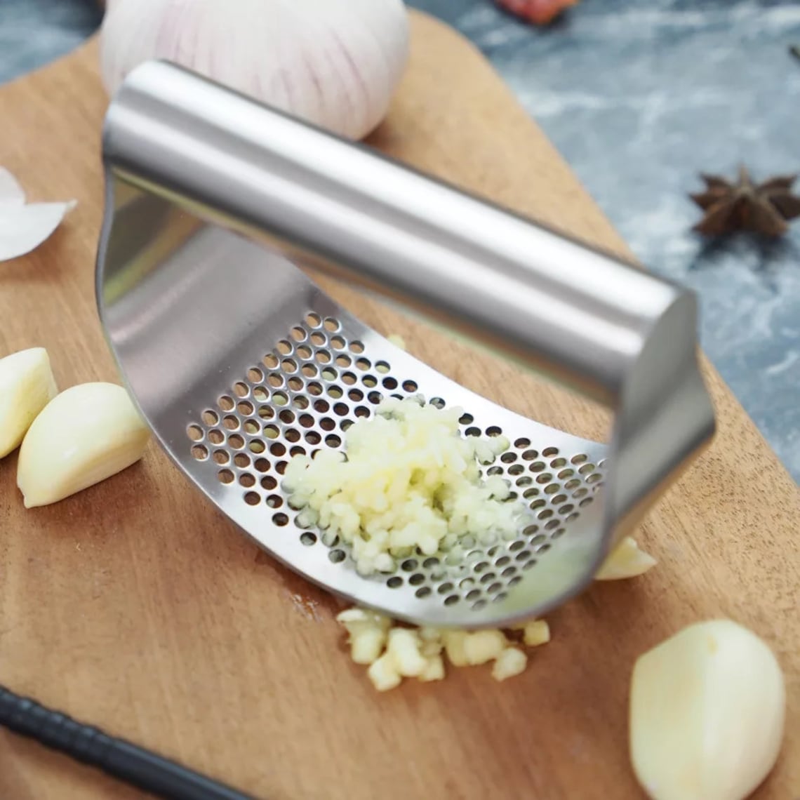 Multifunction Manual Garlic Press Curved Garlic Grinding Etsy