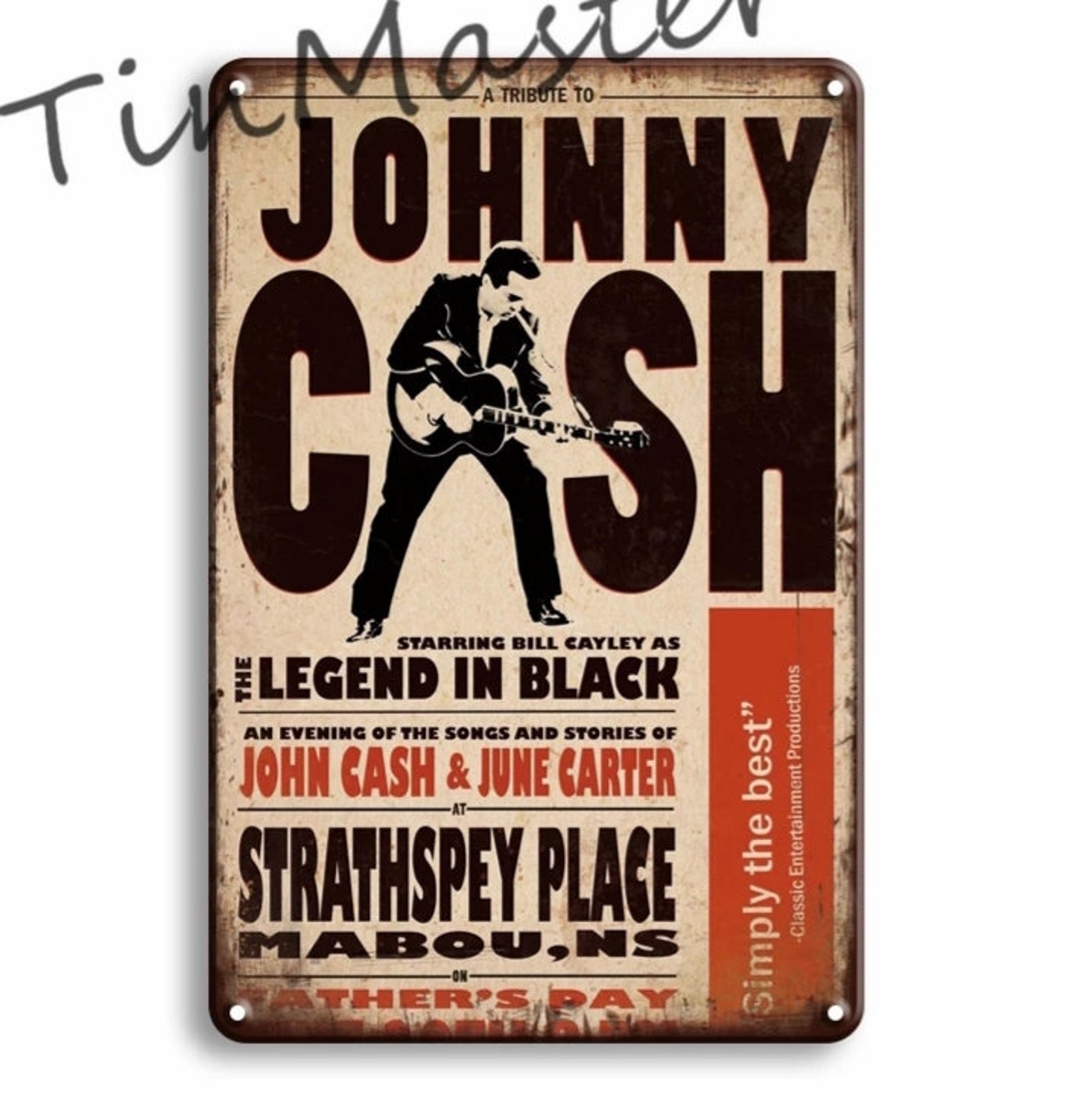 Rock N Roll Metal Poster Tin SIgn Vintage Band Metal Plate Etsy