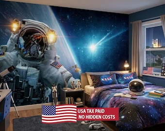 Astronaout Tapete |Deep Space | Sterne | Universum Wandbild