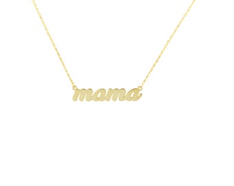 Perfect Gift for Mom - Mama Necklace-Personalized Mama Necklace - Mother Necklace - New Mom Necklace - Love Necklace - Gift for Mother's Day