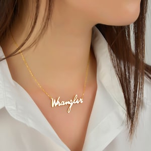 Collar de nombre de plata esterlina, joyería personalizada, joyería de nombre personalizado, regalo personalizado, regalo de Navidad para ella, regalo para mamá, regalos