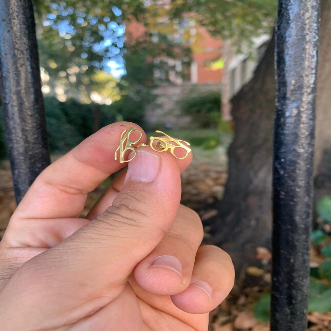 Eyeglasses Earrings, Eye Doctor Nurse Gift, Silver Earrings , Halloween Earrings , Christmas