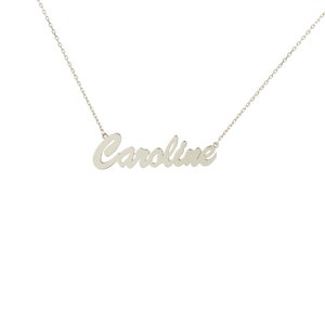 Benutzerdefinierte Namenskette, kursive Namenskette, Gold Namenskette, Halskette für Frauen, personalisierter Schmuck, Geburtstagsgeschenk für sie, Muttertagsgeschenk