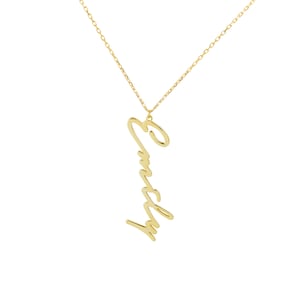 Colar delicado com nome, colar com nome em prata esterlina, colar com nome personalizado, presente para a mãe, colar com nome personalizado, presente de Natal