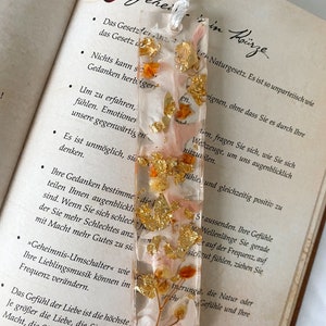 Lesezeichen aus Resin personalisierte Lesezeichen Bookmark Buchzubehör Geschenkideen Geburtstagsgeschenk Bild 5