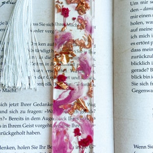 Lesezeichen aus Resin personalisierte Lesezeichen Bookmark Buchzubehör Geschenkideen Geburtstagsgeschenk Bild 2