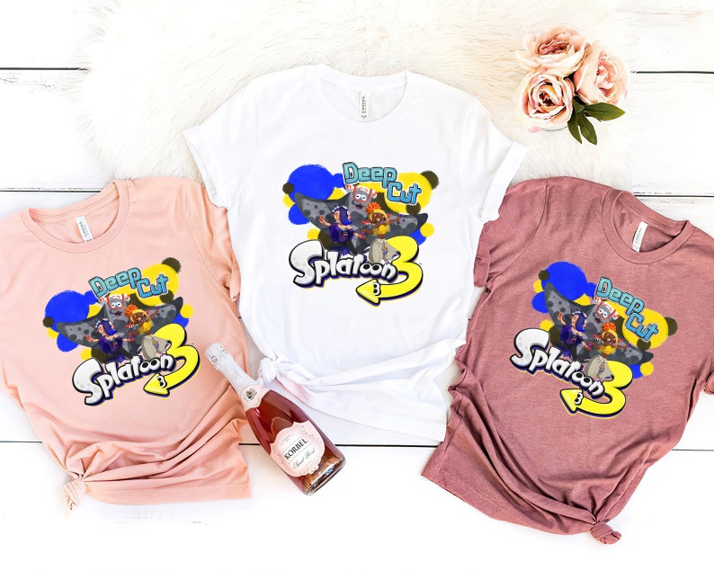 Splatoon 3 Splatoon Shirt Splatoon Unisex Video Game Shirt Etsy Hong Kong