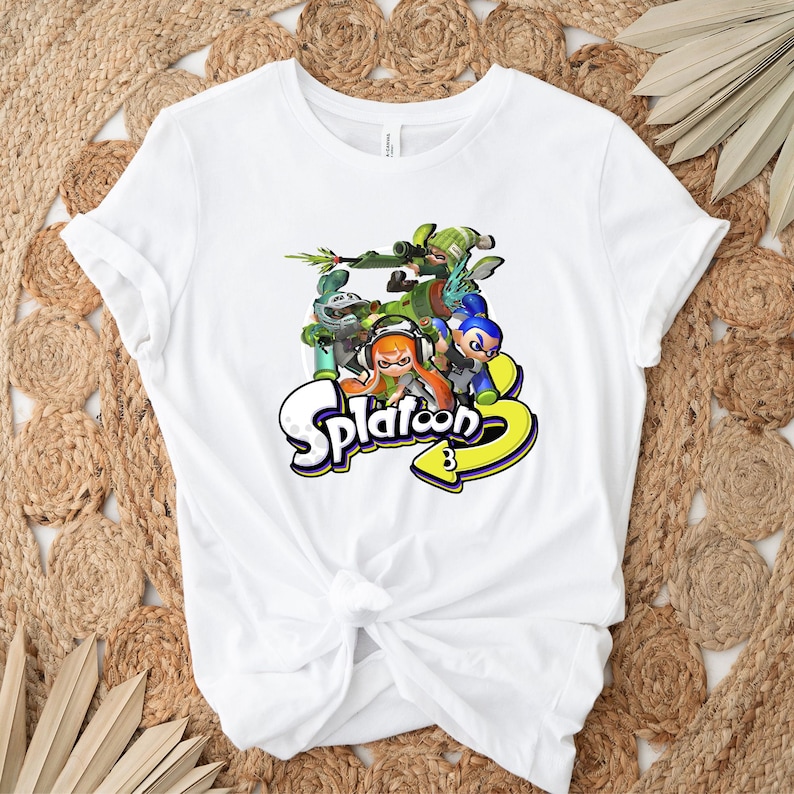 Splatoon 3 Splatoon Shirt Splatoon Video Game Shirt Etsy Hong Kong