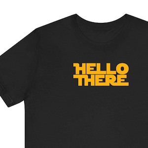 Hola - Obi-Wan Kenobi - Camiseta de manga corta unisex ultra suave
