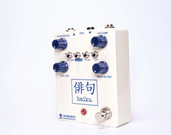 haiku. drive pedal by Summit Amplifications // // Boutique Guitar Effect Overdrive Stompbox