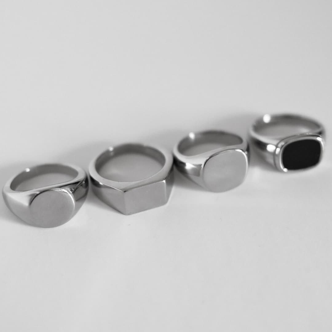 Rings for Men Silver Rings for Him Etsy