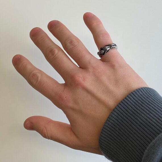 Mens Nude Couple Ring Silver Ring Man Ring Men Ring Couple