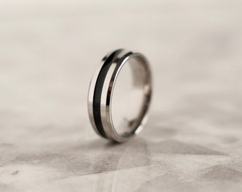 Unisex Silver Band Ring