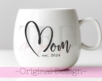 Mom Established svg - Mom svg - Mother svg - New Mom svg - Mother's Day svg - Mom Gift svg - Mama svg - Mommy svg - Mom png - 2024 svg - png